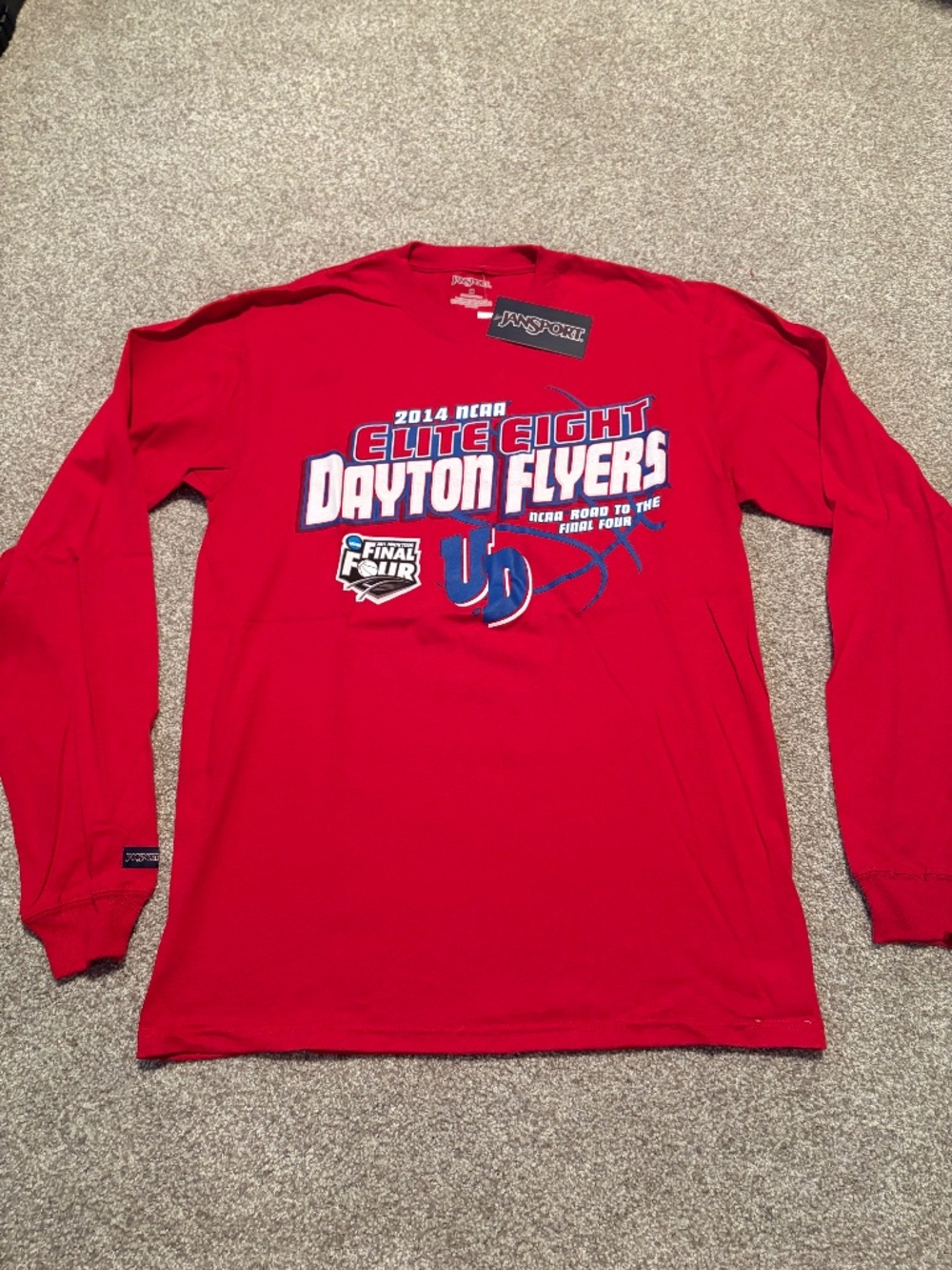 Dayton Flyers 2014 NCAA Elite Eight JanSport Long Sleeve Shirt M